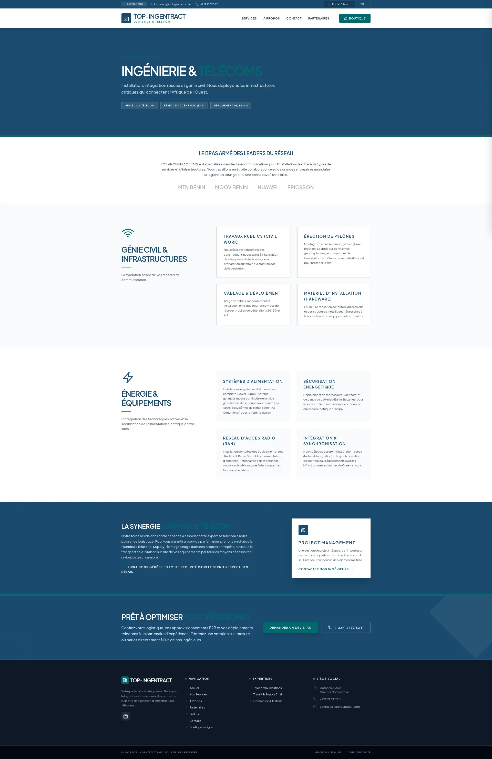 Top Toping Entract (TIT) - Refonte de site web