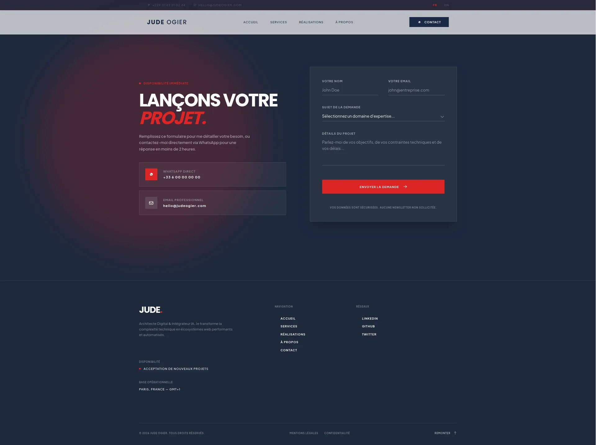 Mon Portfolio Professionnel